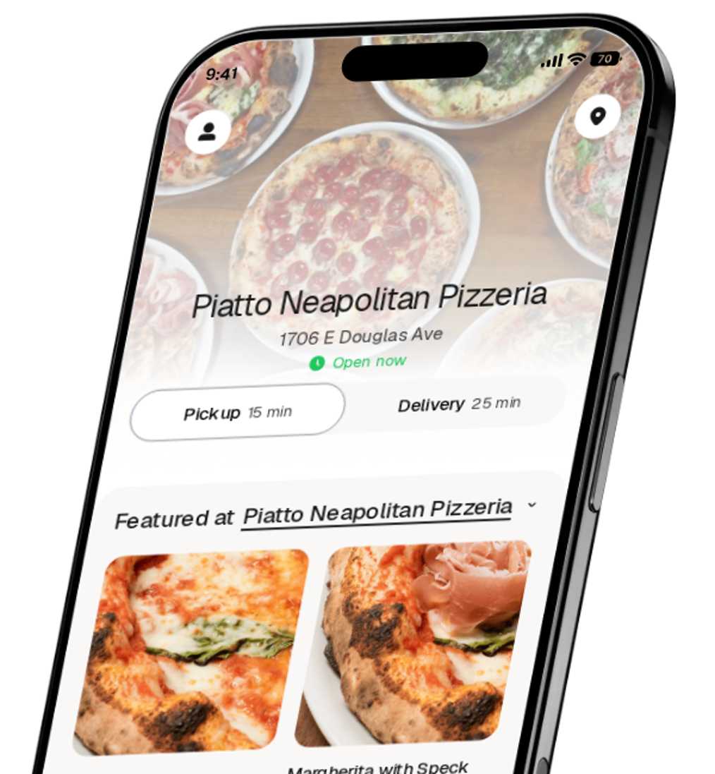 Piatto Neapolitan Pizzeria app preview
