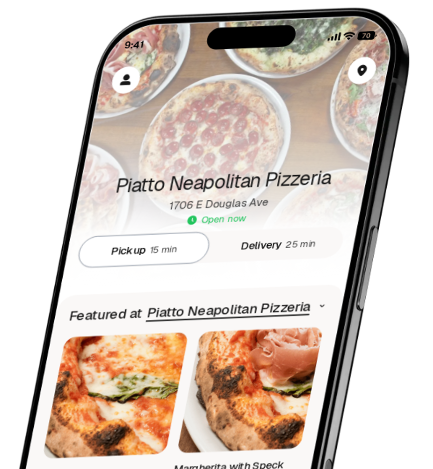 Piatto Neapolitan Pizzeria app preview